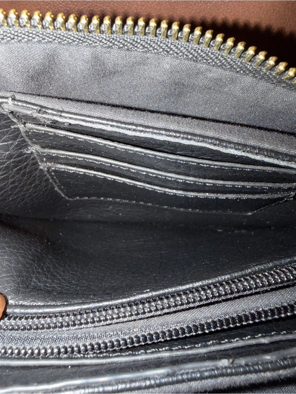 Double Wristlet Clutch Woven Vegan Leather NWOT - Picture 5 of 9